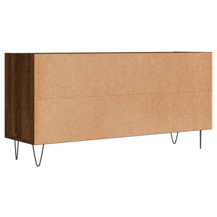 Tv-Schrank Braun Eichen-Optik 103,5X30X50 Cm Holzwerkstoff