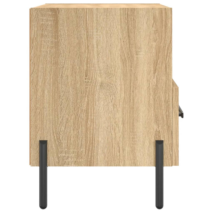 Nachttische 2 Stk. Sonoma-Eiche 40X35X47,5 Cm Holzwerkstoff