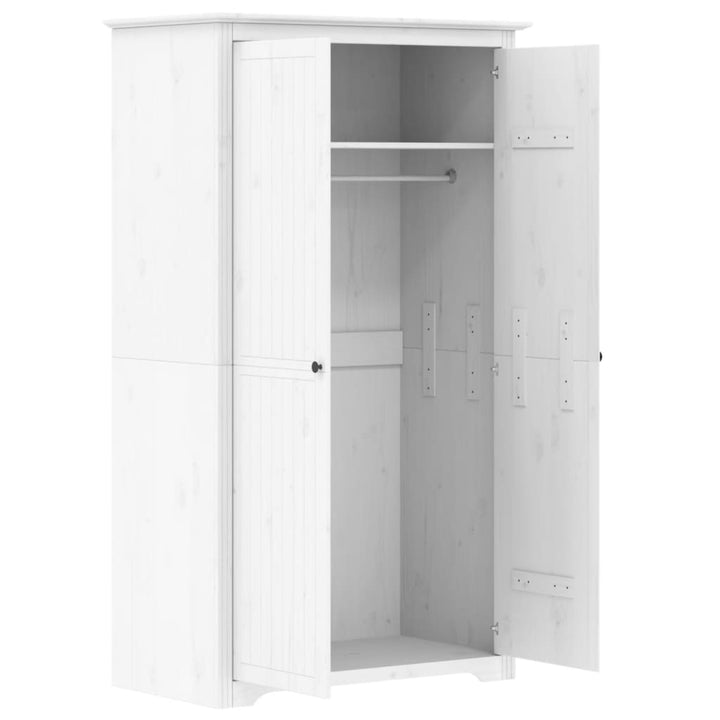 Kleiderschrank Bodo 99X53,5X173 Cm Massivholz Kiefer