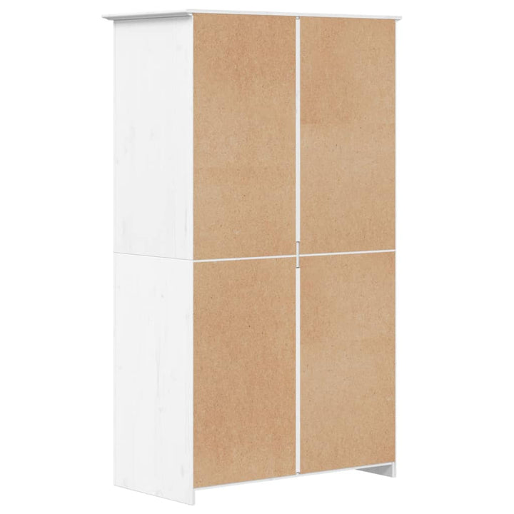 Kleiderschrank Bodo 99X53,5X173 Cm Massivholz Kiefer