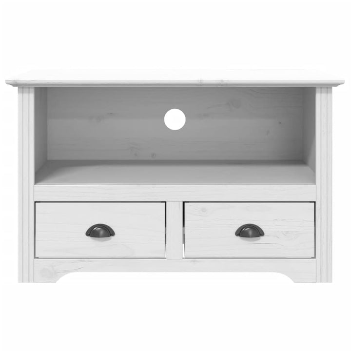 Tv-Schrank Mit 2 Schubladen Bodo 91,5X44,5X56 Massivholz Kiefer