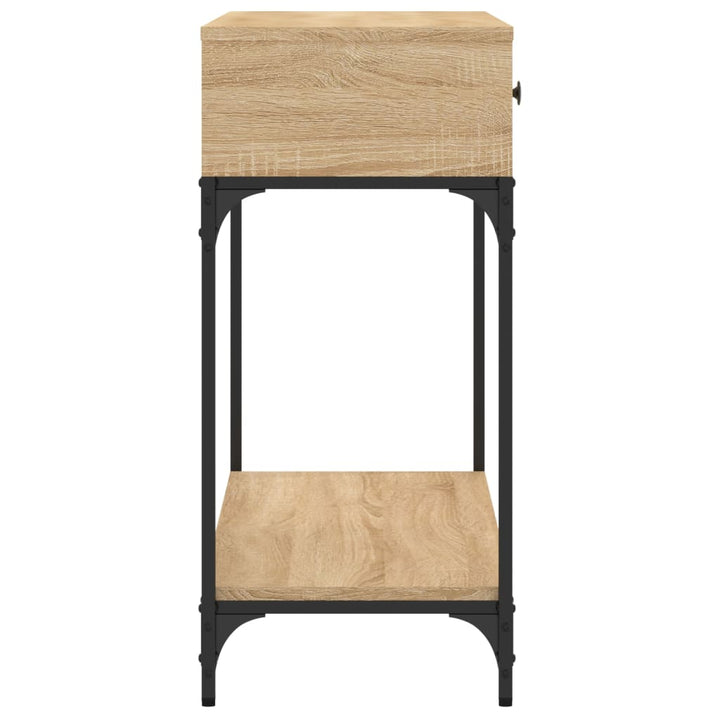 Konsolentisch Sonoma-Eiche 100X34,5X75 Cm Holzwerkstoff