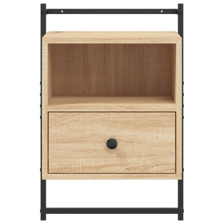 Wand-Nachttisch Sonoma-Eiche 40X30X61 Cm Holzwerkstoff