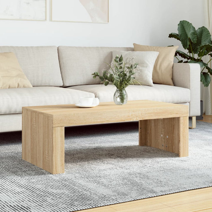 Couchtisch Braun Eichen-Optik 102X50X36 Cm Holzwerkstoff