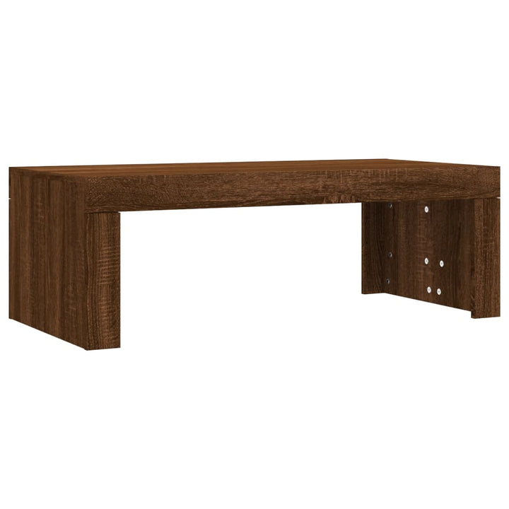 Couchtisch Braun Eichen-Optik 102X50X36 Cm Holzwerkstoff