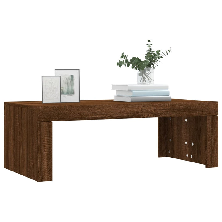 Couchtisch Braun Eichen-Optik 102X50X36 Cm Holzwerkstoff