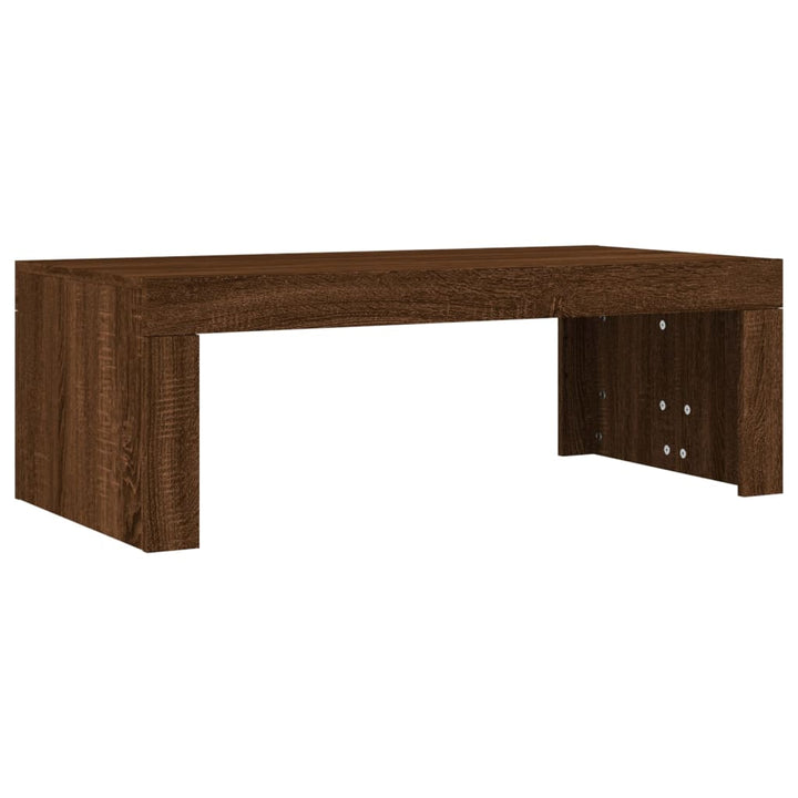 Couchtisch Braun Eichen-Optik 102X50X36 Cm Holzwerkstoff