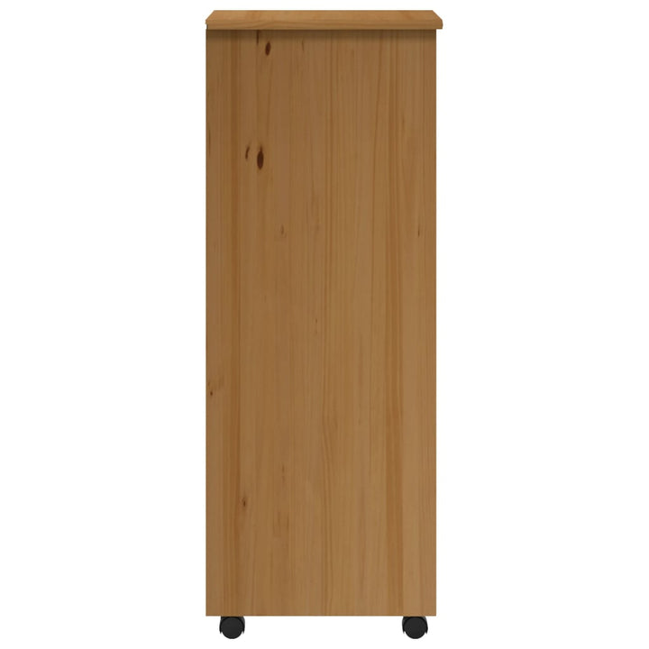 Rollschrank Mit Schubladen Moss Massivholz Kiefer