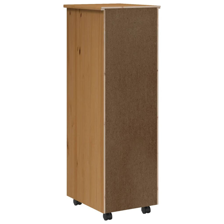 Rollschrank Mit Schubladen Moss Massivholz Kiefer