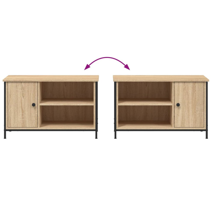 Tv-Schrank Sonoma-Eiche 80X40X50 Cm Holzwerkstoff