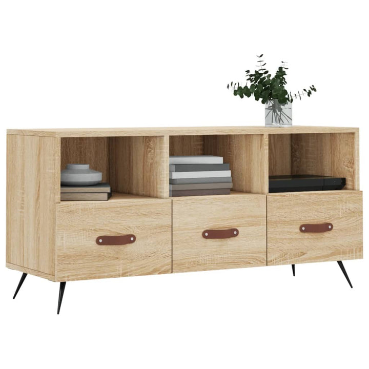 Tv-Schrank Sonoma-Eiche 102X36X50 Cm Holzwerkstoff