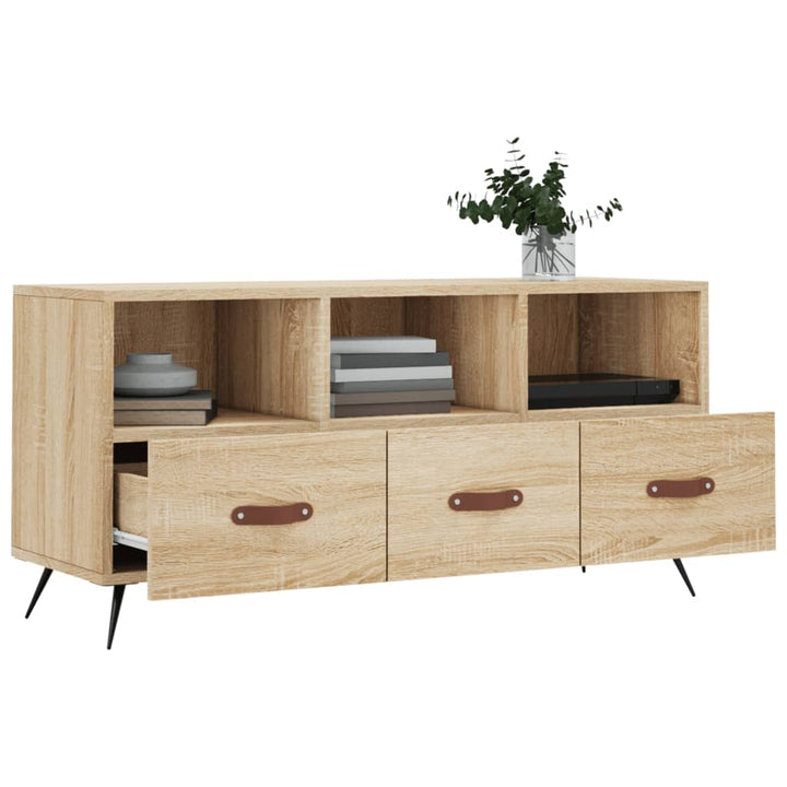 Tv-Schrank Sonoma-Eiche 102X36X50 Cm Holzwerkstoff