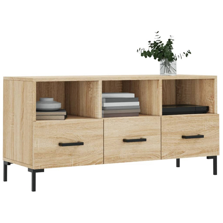 Tv-Schrank Sonoma-Eiche 102X36X50 Cm Holzwerkstoff