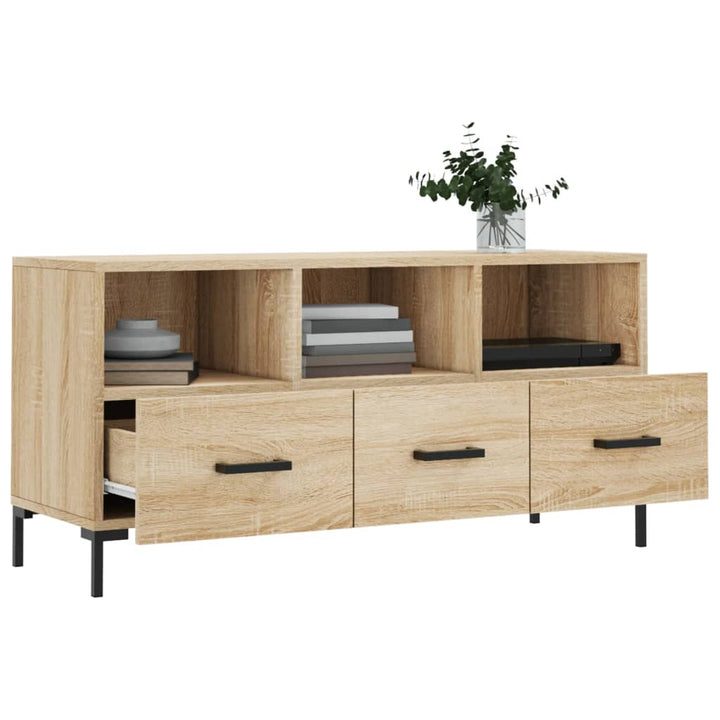 Tv-Schrank Sonoma-Eiche 102X36X50 Cm Holzwerkstoff