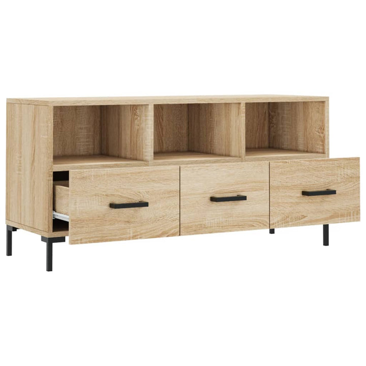 Tv-Schrank Sonoma-Eiche 102X36X50 Cm Holzwerkstoff