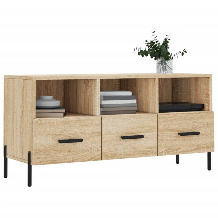 Tv-Schrank Sonoma-Eiche 102X36X50 Cm Holzwerkstoff