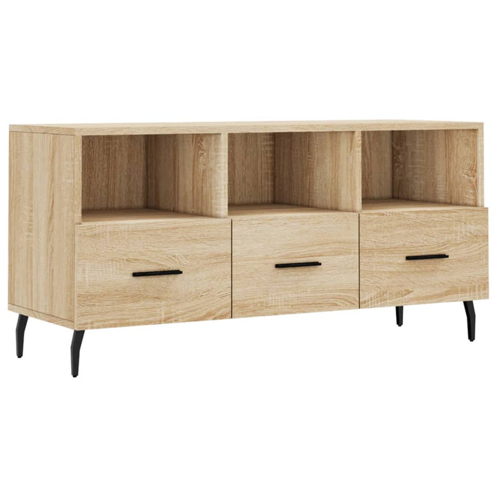 Tv-Schrank Sonoma-Eiche 102X36X50 Cm Holzwerkstoff