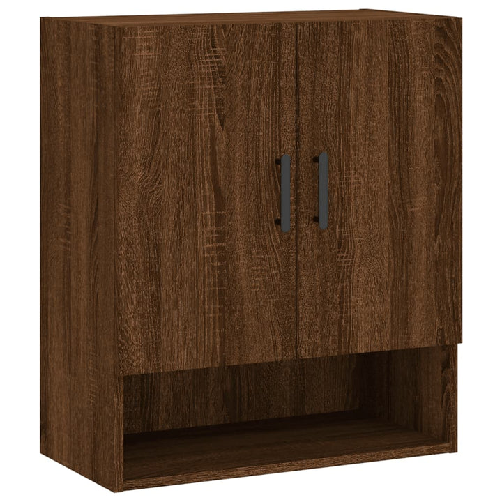 Wandschrank Braun Eichen-Optik 60X31X70 Cm Holzwerkstoff