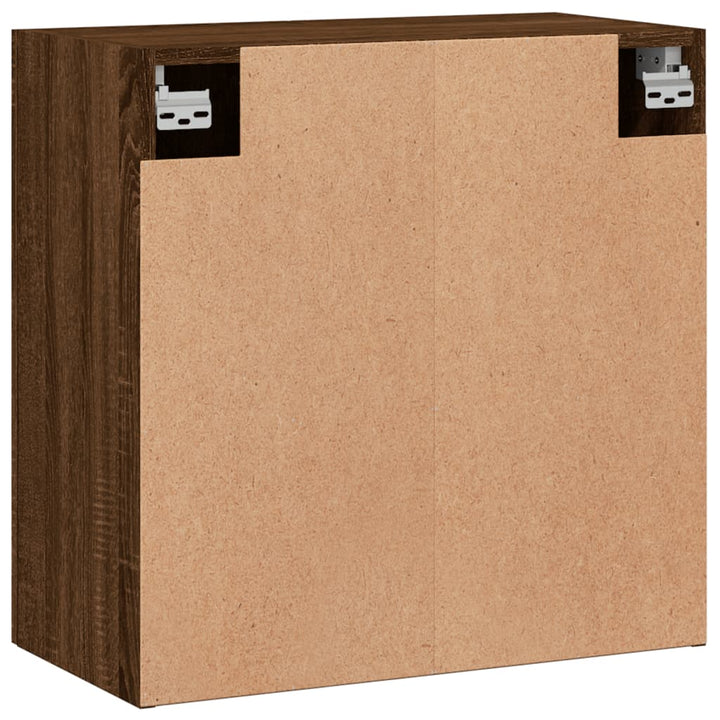 Wandschrank Braun Eichen-Optik 60X31X60 Cm Holzwerkstoff