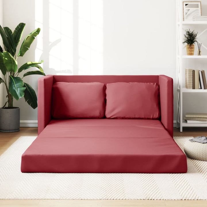 Bodensofa Mit Schlaffunktion 112X174X55 Cm Kunstleder