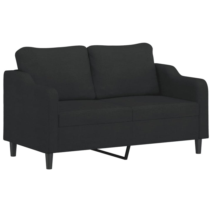 2-Sitzer-Sofa Mit Zierkissen 140 Cm Stoff