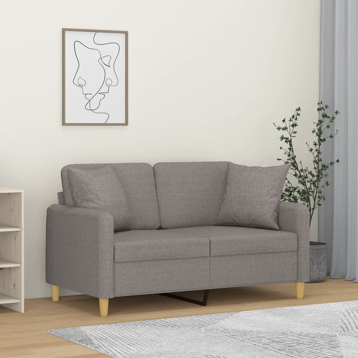 3-Sitzer-Sofa Mit Zierkissen 180 Cm Stoff