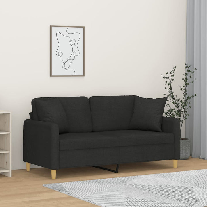 3-Sitzer-Sofa Mit Zierkissen 180 Cm Stoff