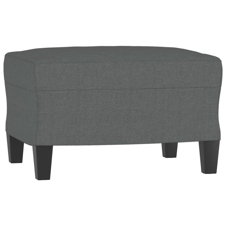 3-Sitzer-Sofa Mit Hocker 180 Cm Stoff