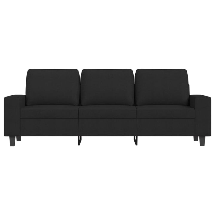 3-Sitzer-Sofa Mit Hocker 180 Cm Stoff