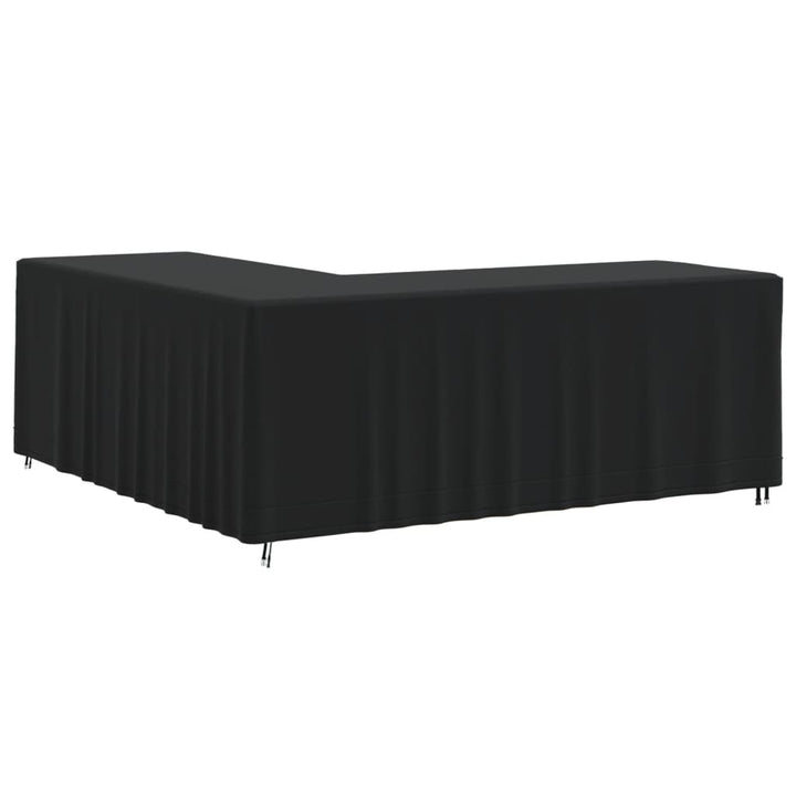 Gartensofa-Abdeckungen 2 Stk. L-Form 254X254X80 Cm 420D Oxford