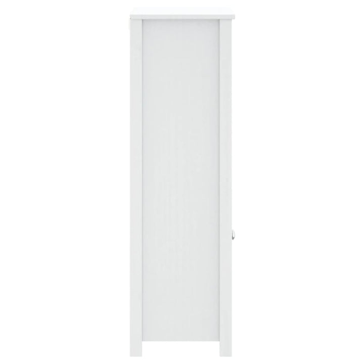 Badschrank Berg 69,5X34X110 Cm Massivholz Kiefer