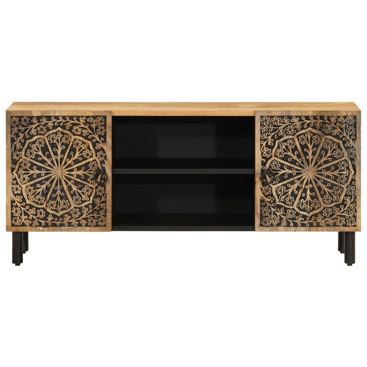 Tv-Schrank 105X33X46 Cm Massivholz Mango