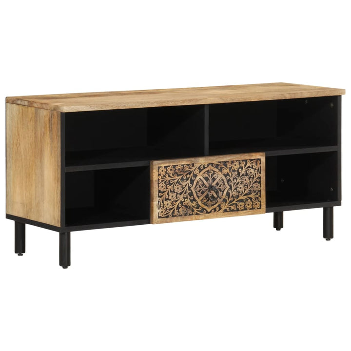 Tv-Schrank 100X33X46 Cm Massivholz Mango