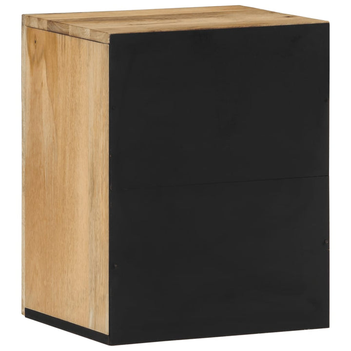 Bad-Wandschrank 38X33X48 Cm Massivholz Mango