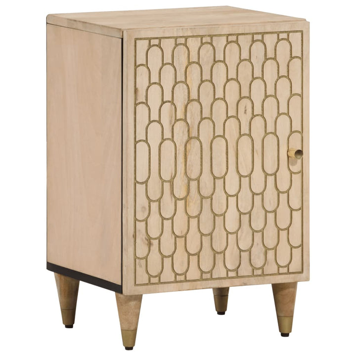 Badschrank 38X33X58 Cm Massivholz Mango