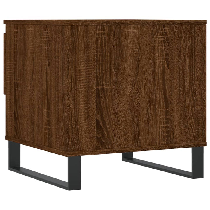 Couchtische 2 Stk. Braun Eichen-Optik 50X46X50 Cm Holzwerkstoff