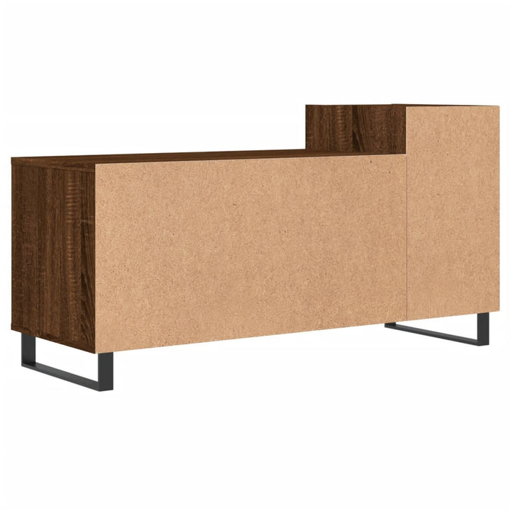 Tv-Schrank Braun Eichen-Optik 100X35X55 Cm Holzwerkstoff