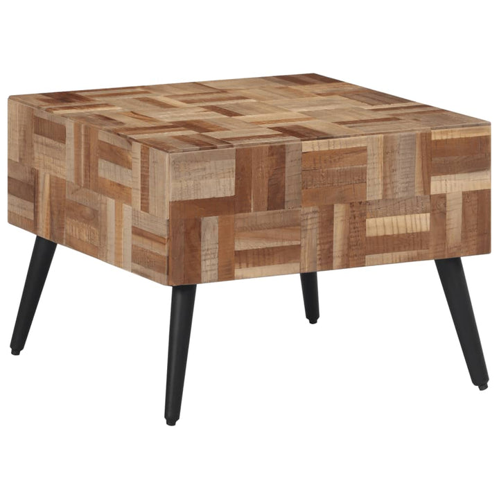 Couchtisch Grau Recyceltes Massivholz Teak