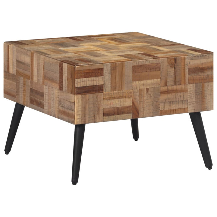 Couchtisch Grau Recyceltes Massivholz Teak