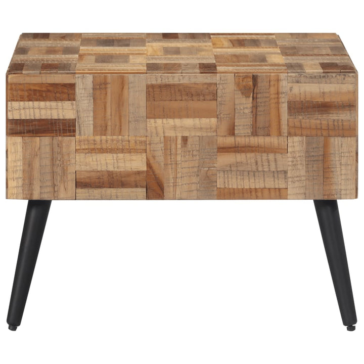 Couchtisch Grau Recyceltes Massivholz Teak