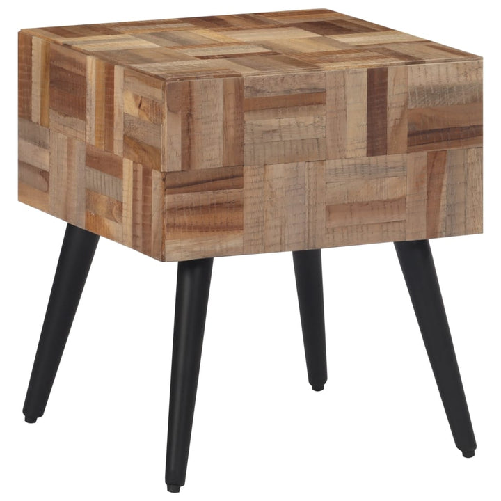 Couchtisch Grau Recyceltes Massivholz Teak