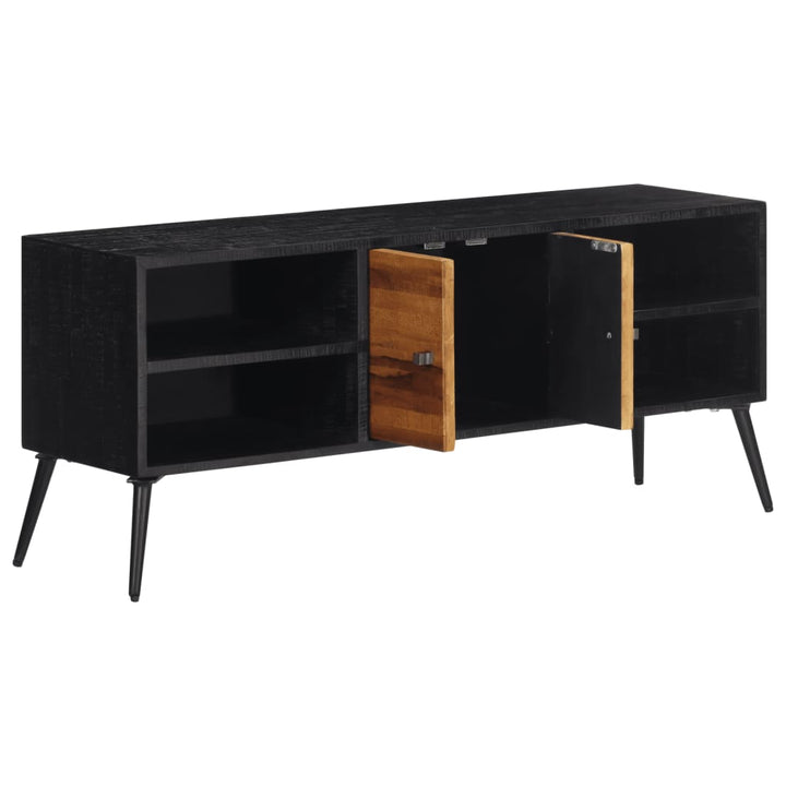 Tv-Schrank 112X31X45 Cm Recyceltes Massivholz Teak