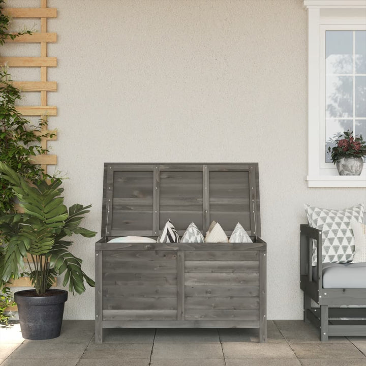 Gartentruhe 50X49X56,5 Cm Massivholz Tanne