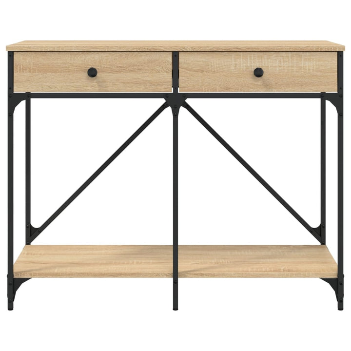 Konsolentisch Sonoma-Eiche 100X39X78,5 Cm Holzwerkstoff