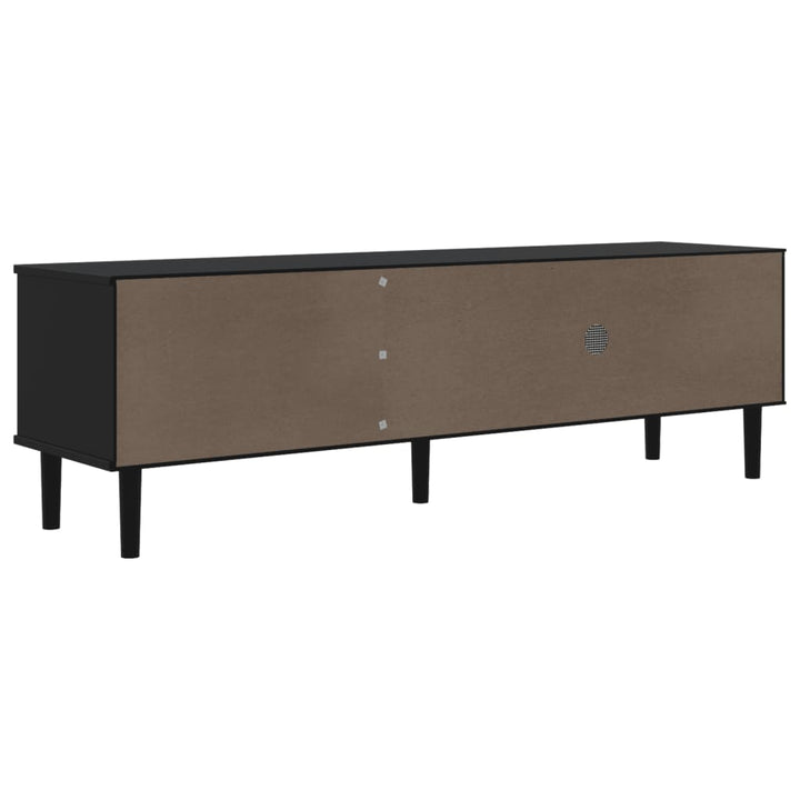 Tv-Schrank Senja Rattan-Optik 158X40X49Cm Kiefernholz