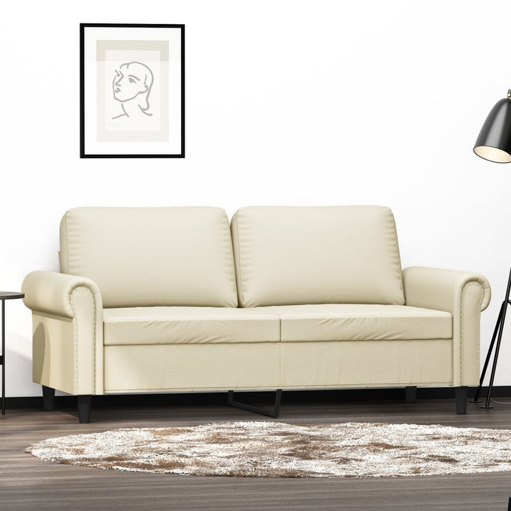 2-Sitzer-Sofa 120 Cm Kunstleder