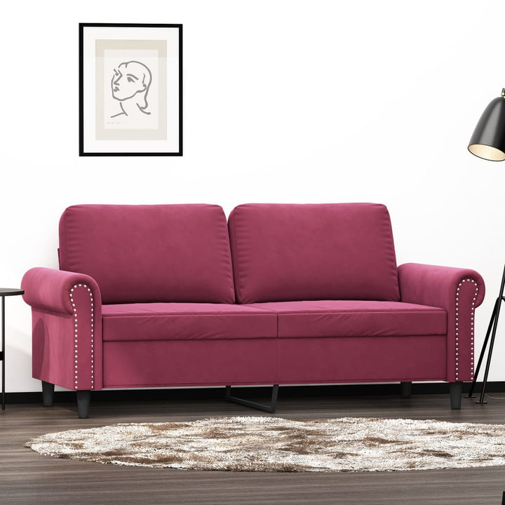 3-Sitzer-Sofa 180 Cm Samt