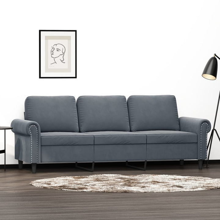 3-Sitzer-Sofa 180 Cm Samt