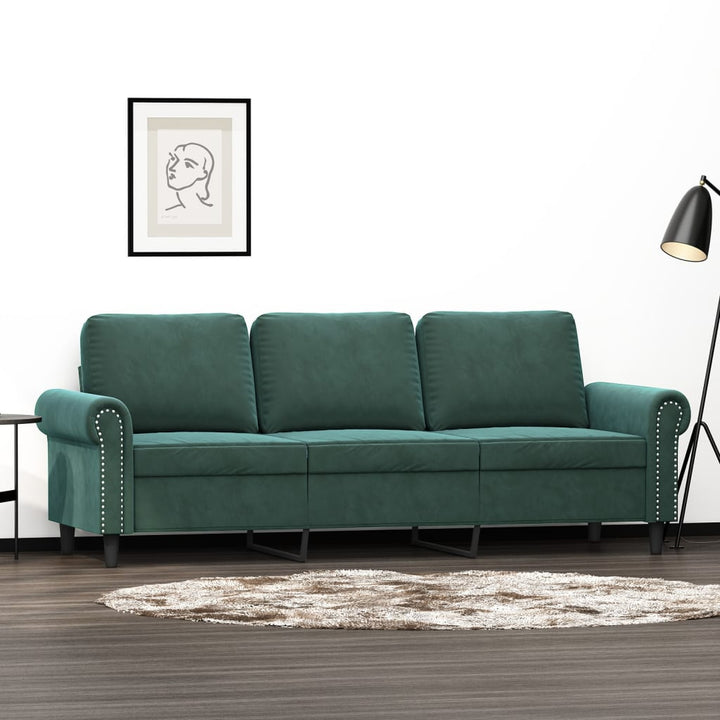 3-Sitzer-Sofa 180 Cm Samt