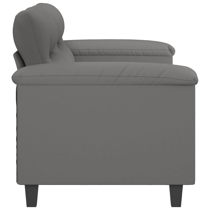 2-Sitzer-Sofa 140 Cm Mikrofasergewebe